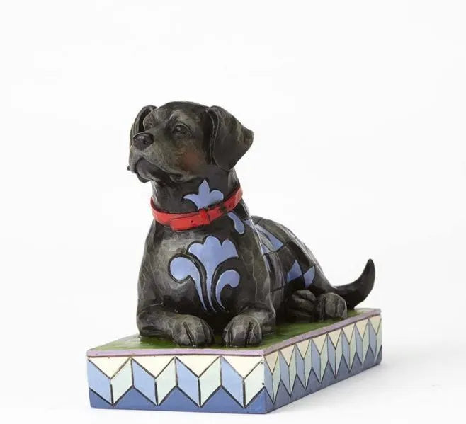 Jim Shore Heartwood Creek Dog Collection - Onyx the Black Labrador