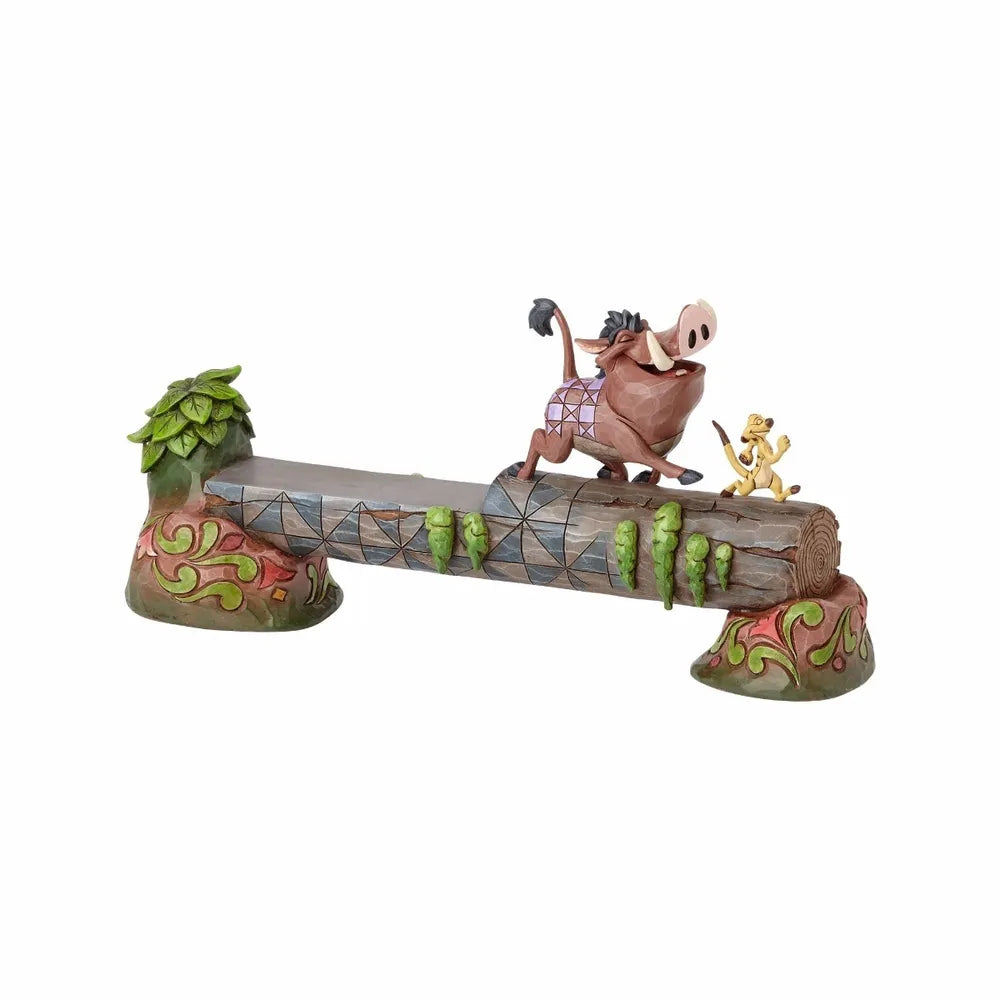 Jim Shore Disney Traditions - The Lion King Simba Timon & Pumbaa - Carefree Camaraderie