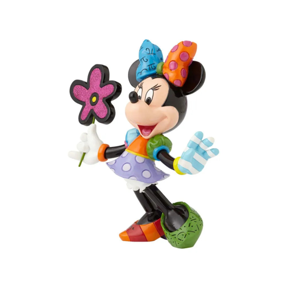 Disney Britto Minnie Mouse with flower Figurine Large