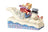 Jim Shore Frosty The Snowman Collection - Frosty and Karen Sledding - Fastest Belly-Whopper in the World