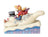Jim Shore Frosty The Snowman Collection - Frosty and Karen Sledding - Fastest Belly-Whopper in the World