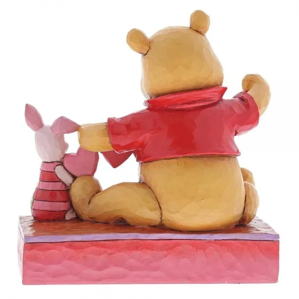 Jim Shore Disney Traditions - Pooh & Piglet Valentines Figurine