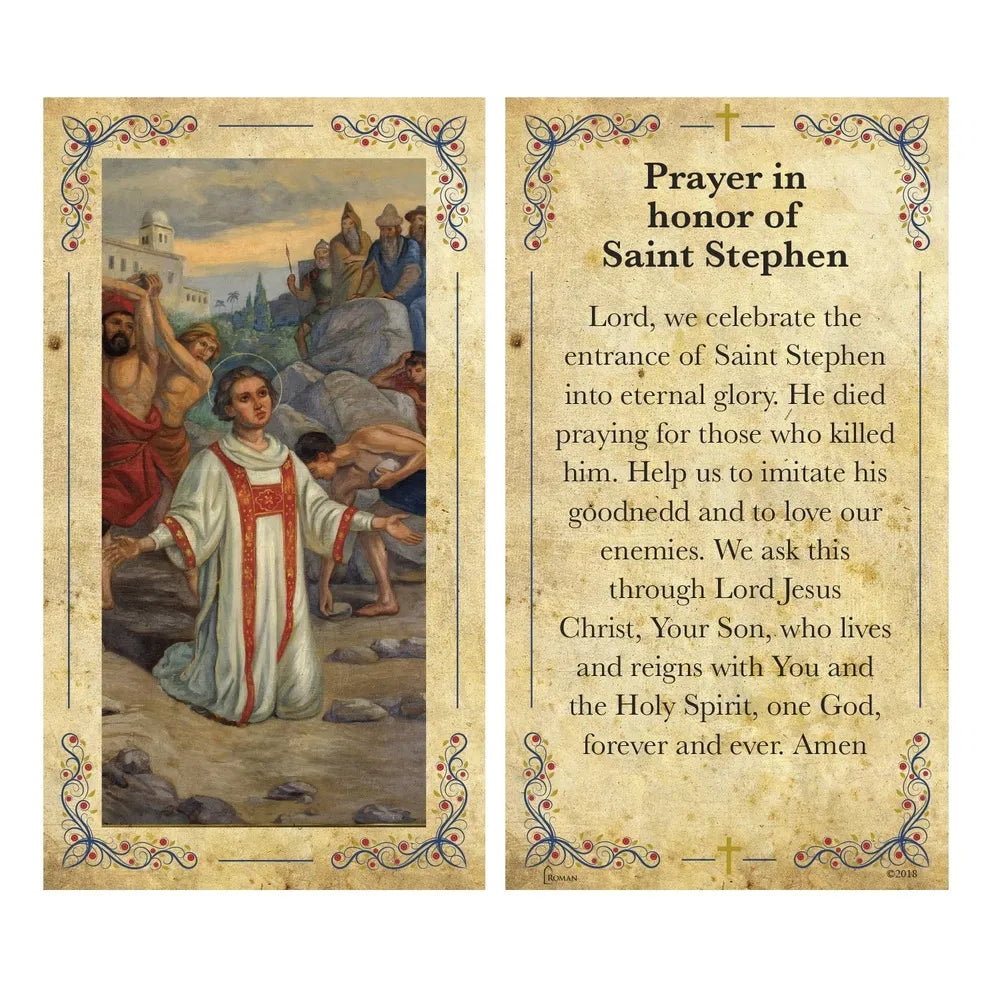 Roman Inc - Saint Stephen - Patron of Deacons and Stone Masons