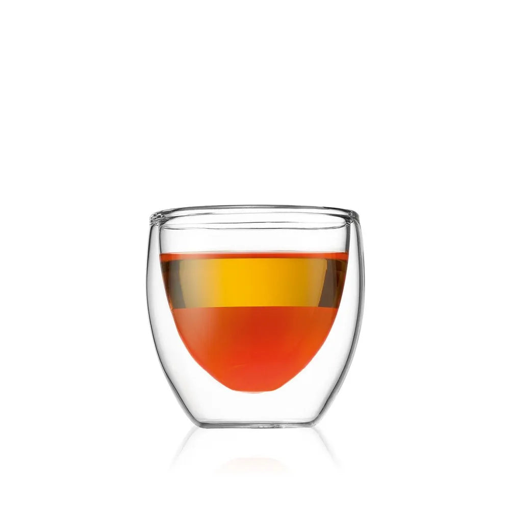 Bodum Glassware - Pavina Double Wall Glasses Extra Small 80mL 2 Pack