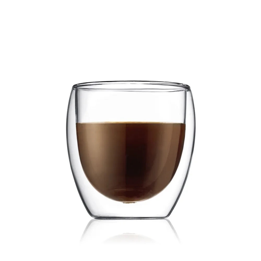 Bodum Glassware - Pavina Double Wall Glasses Small 250mL 2 Pack