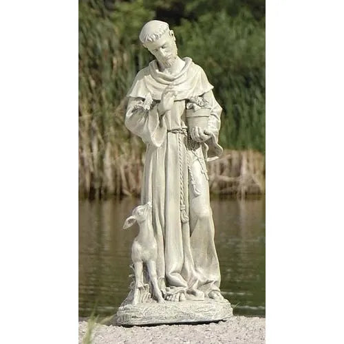 Roman Inc Garden Statue - St Francis 45cm
