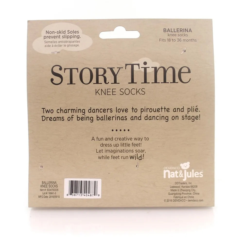 Story Time Knee Socks - Ballerina