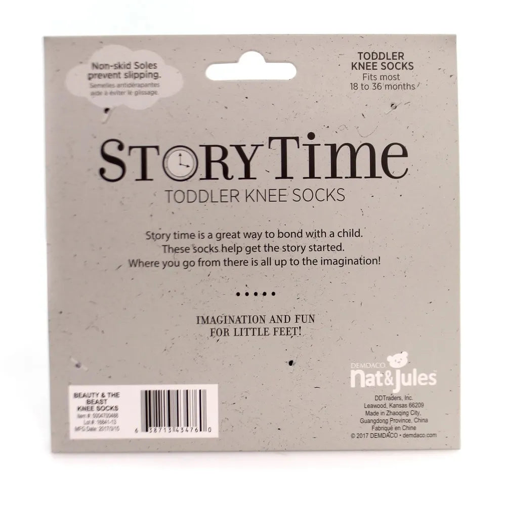 Story Time Knee Socks - Beauty & The Beast