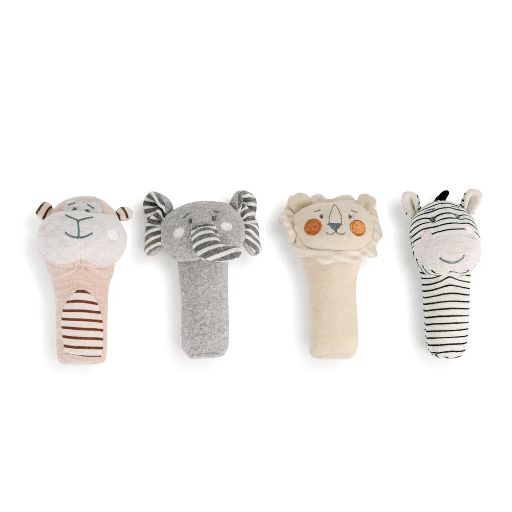 Demdaco Baby - Noah's Ark With Squeakers Plush Toy Set