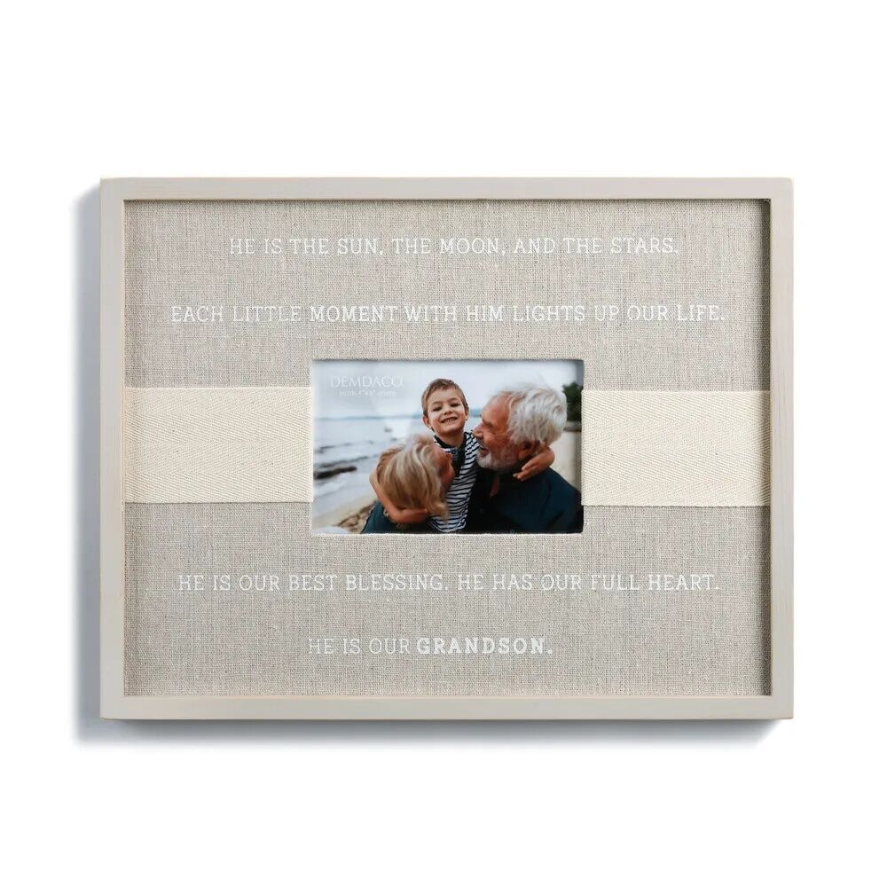 Demdaco Baby - Celebrate Me Blessings of a Grandson Frame 4x6in