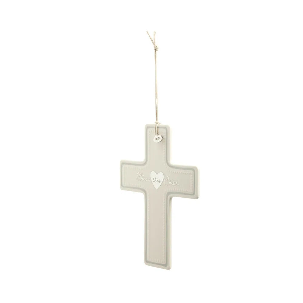 Demdaco Baby - Wall Cross Bless This Child Neutral