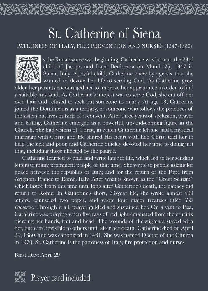 Roman Inc - Saint Catherine of Siena - Doctor of the Church