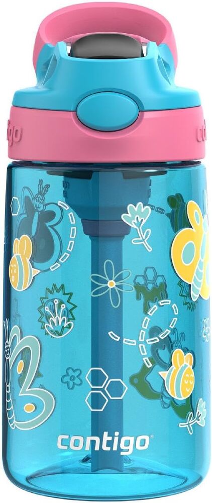 Contigo Kids Drink Bottle Autospout - 414ml Butterflies
