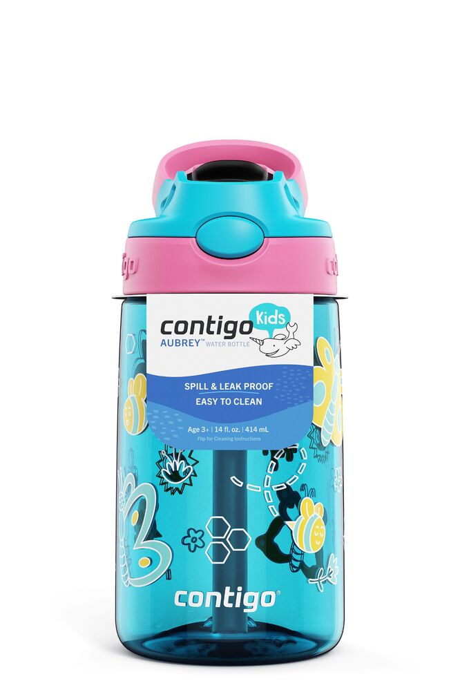 Contigo Kids Drink Bottle Autospout - 414ml Butterflies