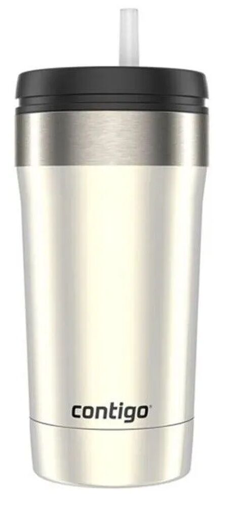 Contigo Uptown Dual Sip Tumbler - White 473ml