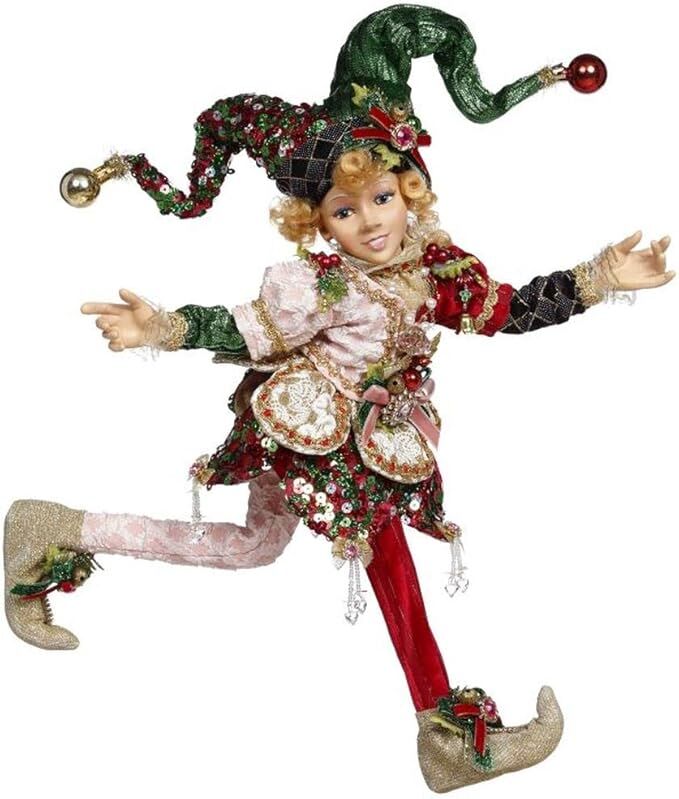 Mark Roberts Christmas Elves - Medium Jester Girl
