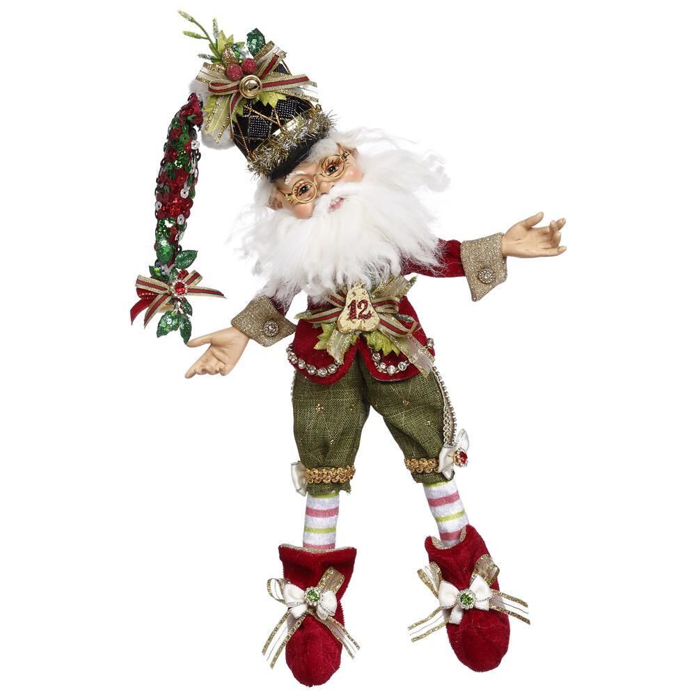 Mark Roberts Christmas Elves - Small North Pole 12 Drummers Drumming