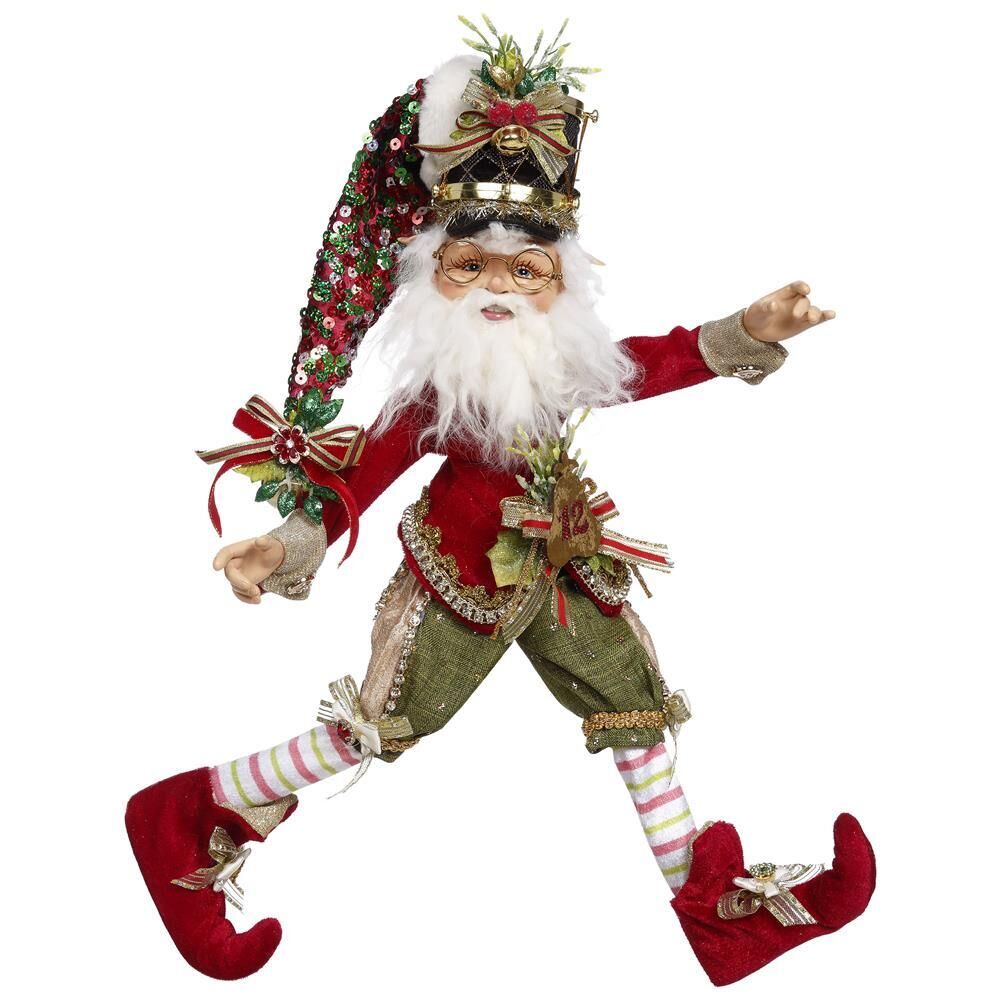 Mark Roberts Christmas Elves - Medium North Pole 12 Drummers Drumming
