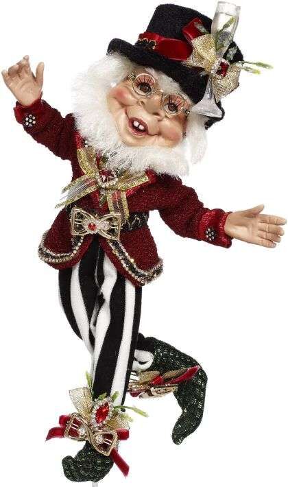 Mark Roberts Christmas Elves - Small Party Time Elf