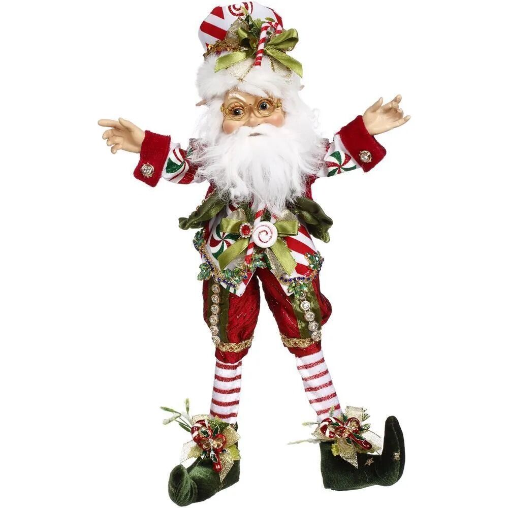 Mark Roberts Christmas Elves - Small North Pole Candy Cane Elf