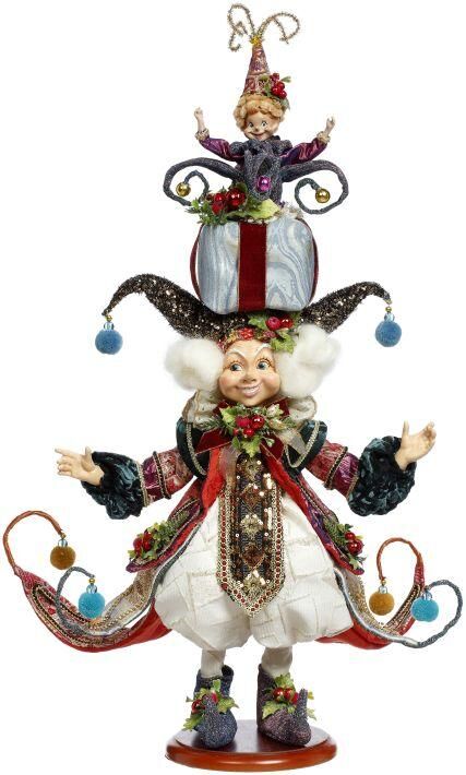 Mark Roberts Christmas Elves - Large Elf with Gift