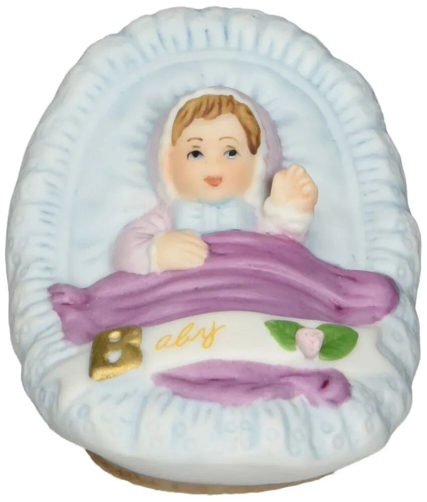 Growing Up Girls - Brunette Newborn Cake Topper