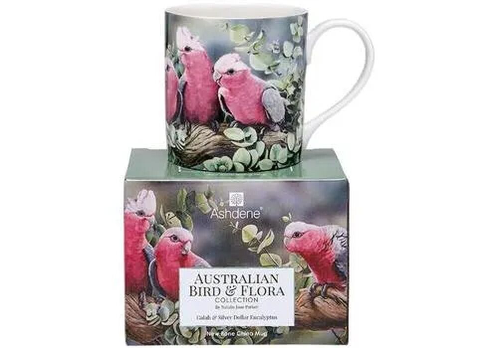 Ashdene Australian Bird & Flora - Galah & Eucalyptus City Mug