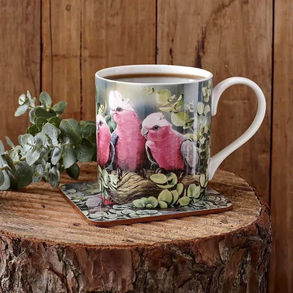 Ashdene Australian Bird & Flora - Galah & Eucalyptus City Mug
