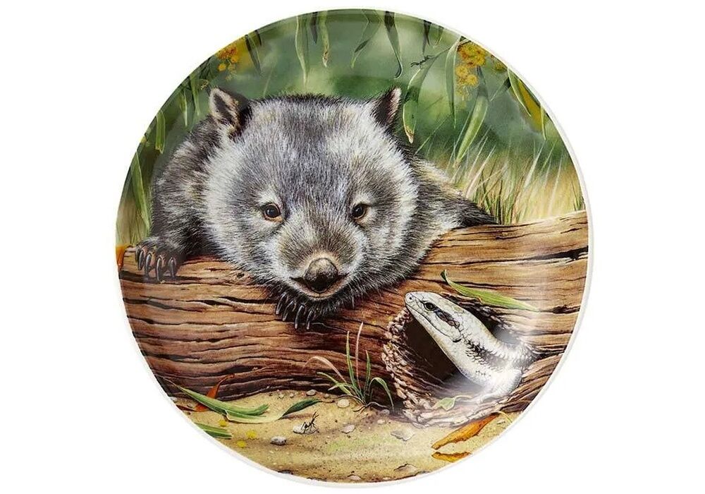 Ashdene Fauna of Australia - Wombat & Lizard Trinket Dish