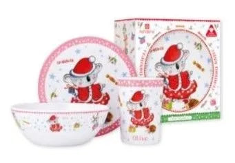 Ashdene Barney Saves Christmas 3 Piece Kids Set - Koala Mrs Claus
