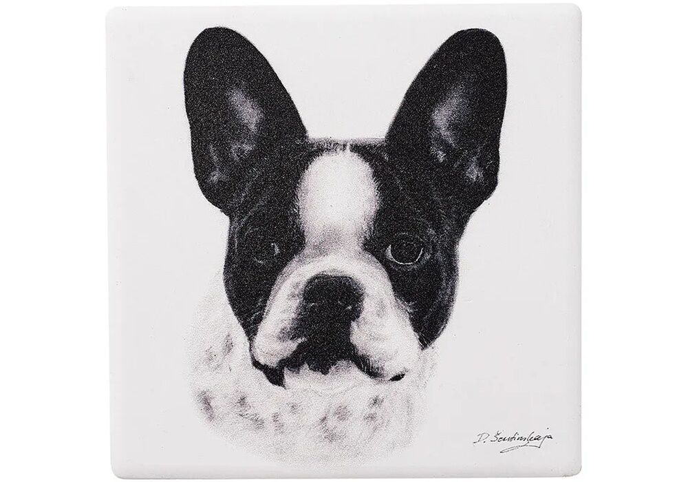 Ashdene Delightful Dogs - French Bulldog Ceramic Coaster