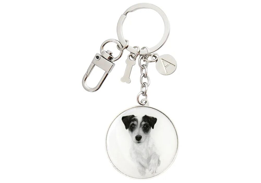 Ashdene Delightful Dogs - Jack Russell Keyring