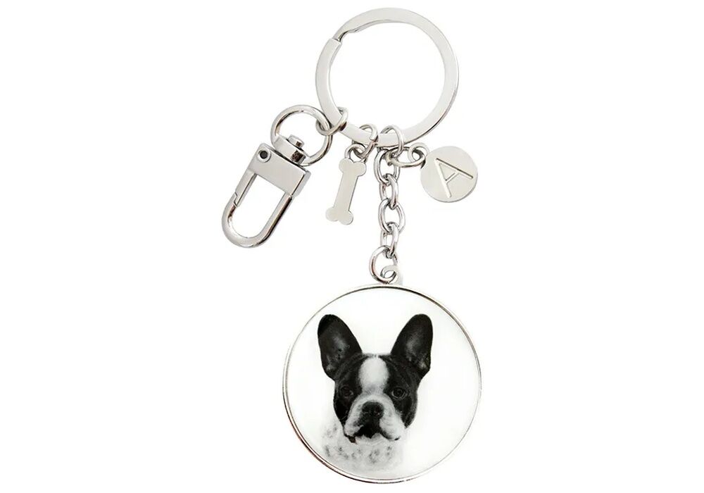 Ashdene Delightful Dogs - French Bulldog Keyring