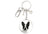 Ashdene Delightful Dogs - French Bulldog Keyring