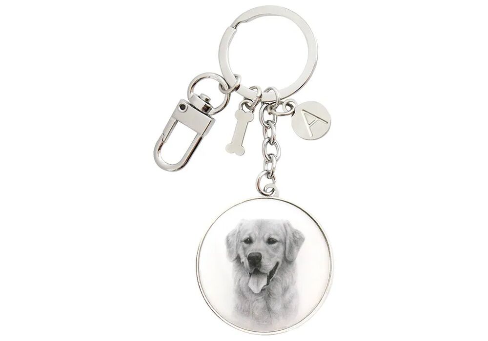 Ashdene Delightful Dogs - Golden Retriever Keyring