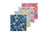 Ashdene Flowering Fields - Assorted Coaster 4 Pack