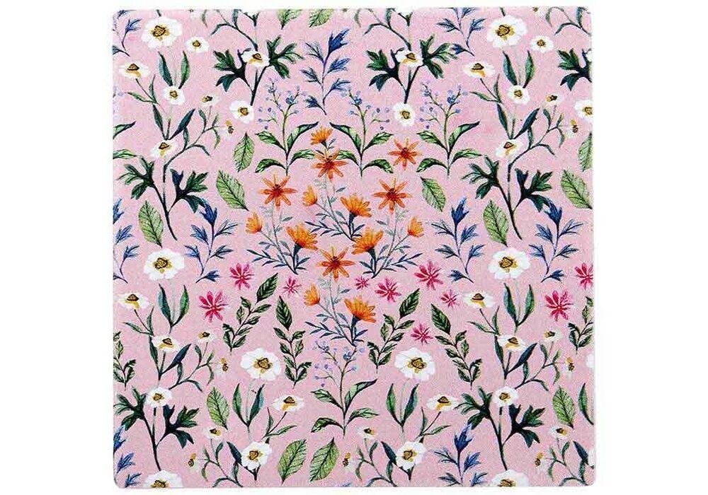Ashdene Flowering Fields - Pink Coaster 4 Pack