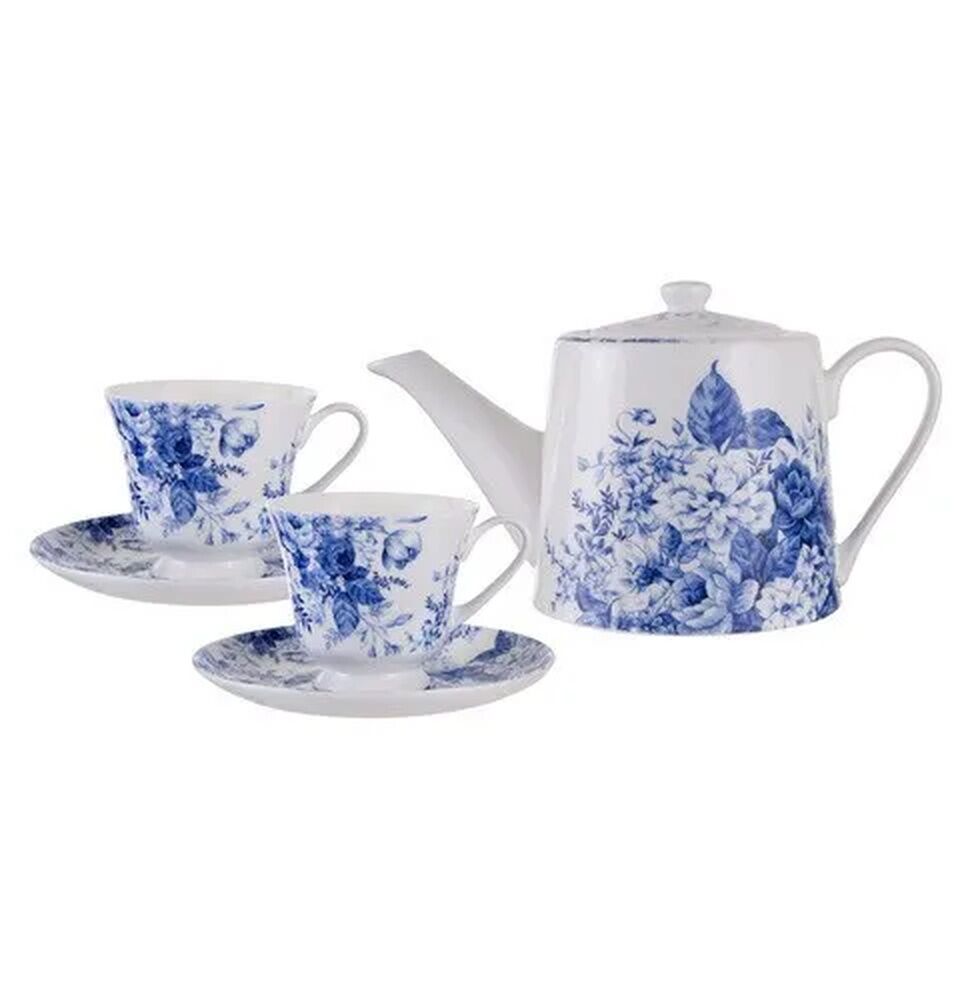Ashdene Provincial Garden - Teapot & 2 Teacup Set