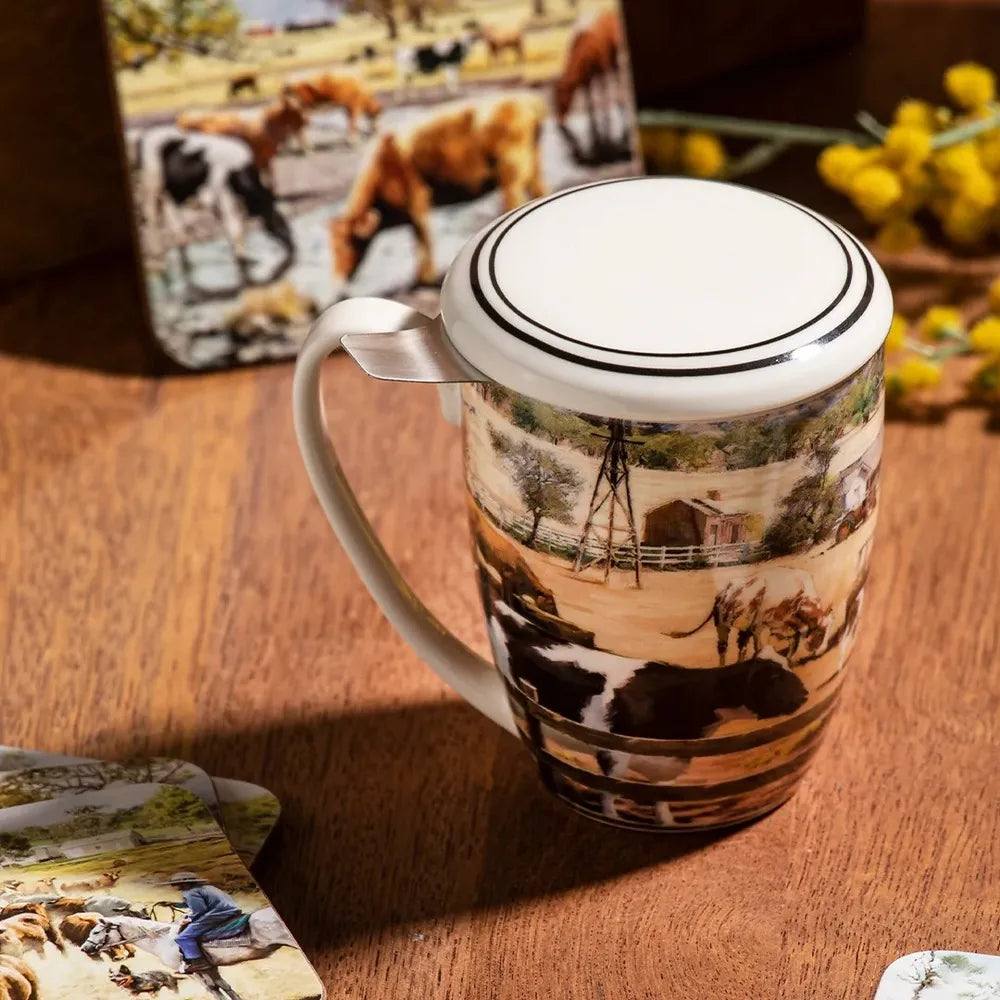 Ashdene Grazing Paddocks - Farmyard Vista 3pc Infuser