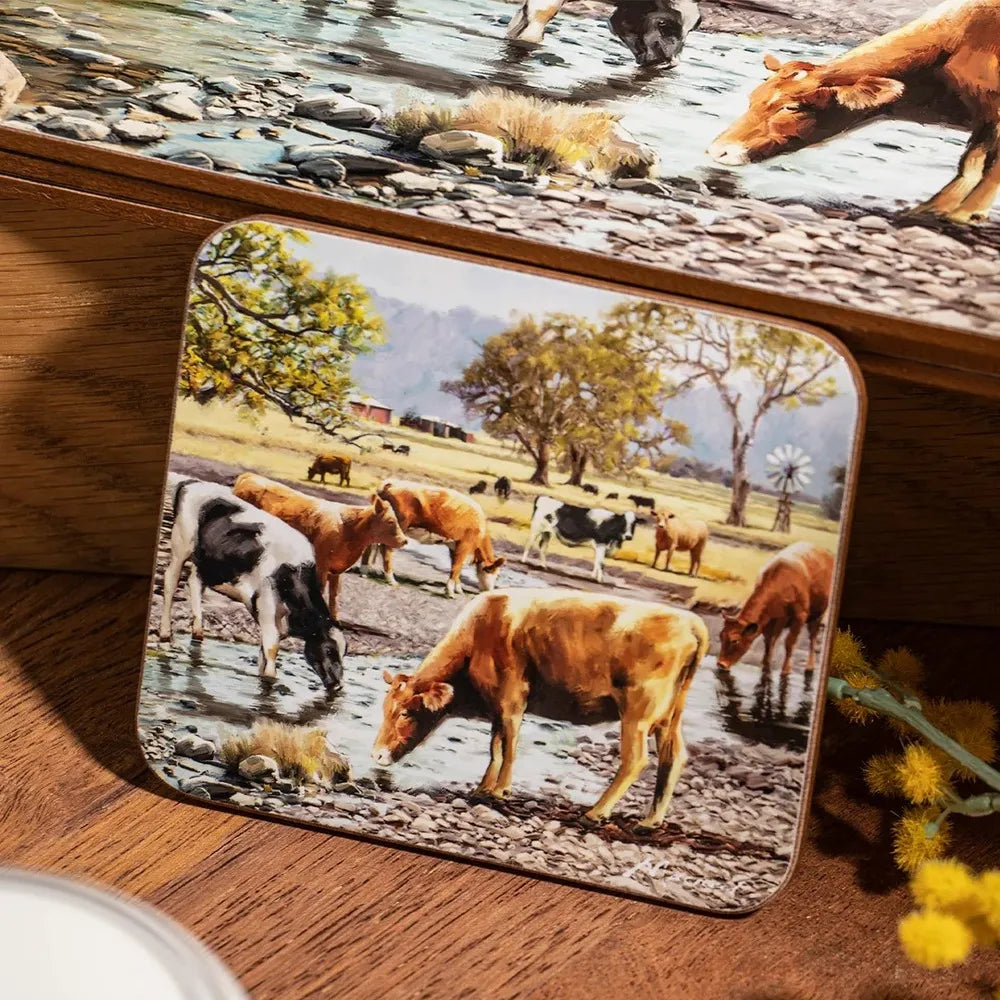 Ashdene Grazing Paddocks - Assorted Coasters 6 Pack
