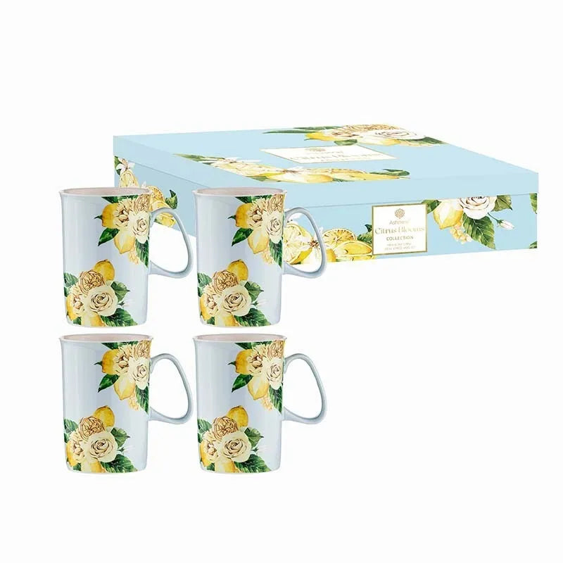Ashdene Citrus Blooms - Mug Set of 4