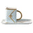 Ashdene Designers Delight - Pale Blue Mug & Plate Set