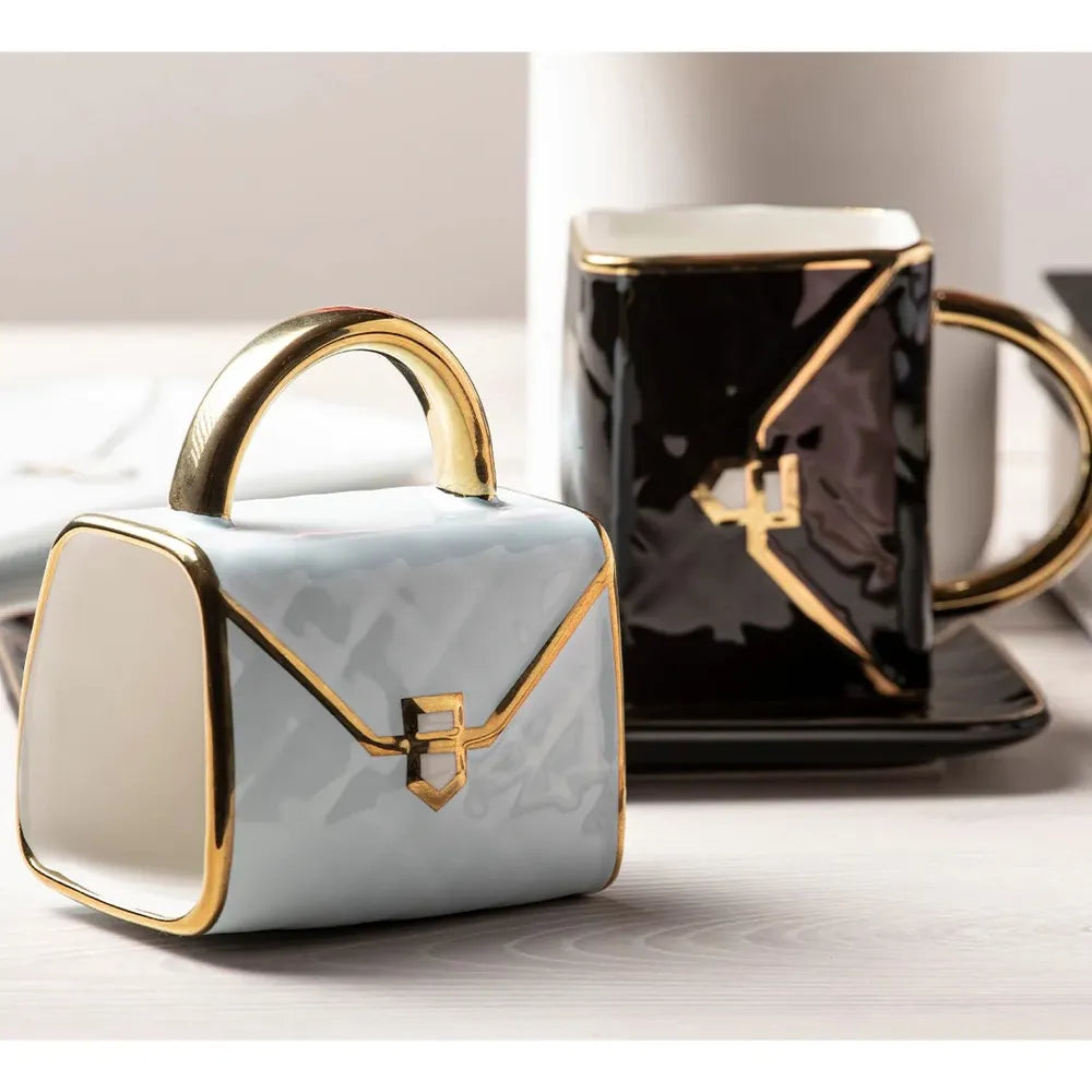 Ashdene Designers Delight - Pale Blue Mug & Plate Set