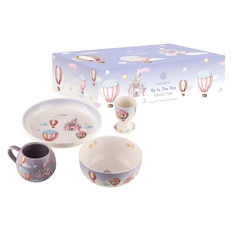 Ashdene Up In The Sky - Ceramic Kids Set 4pc