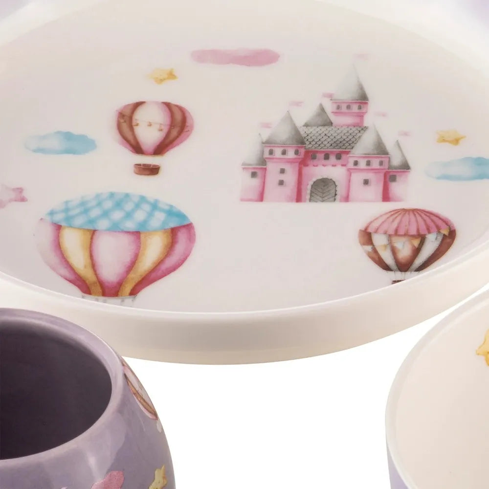 Ashdene Up In The Sky - Ceramic Kids Set 4pc