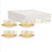 Ashdene Parisienne Pearl - Buttermilk Cup & Saucer Set of 4