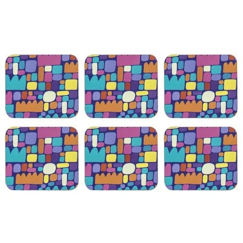 Ashdene Puli Puli Coaster 6 Pack - Purple
