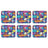 Ashdene Puli Puli Coaster 6 Pack - Purple