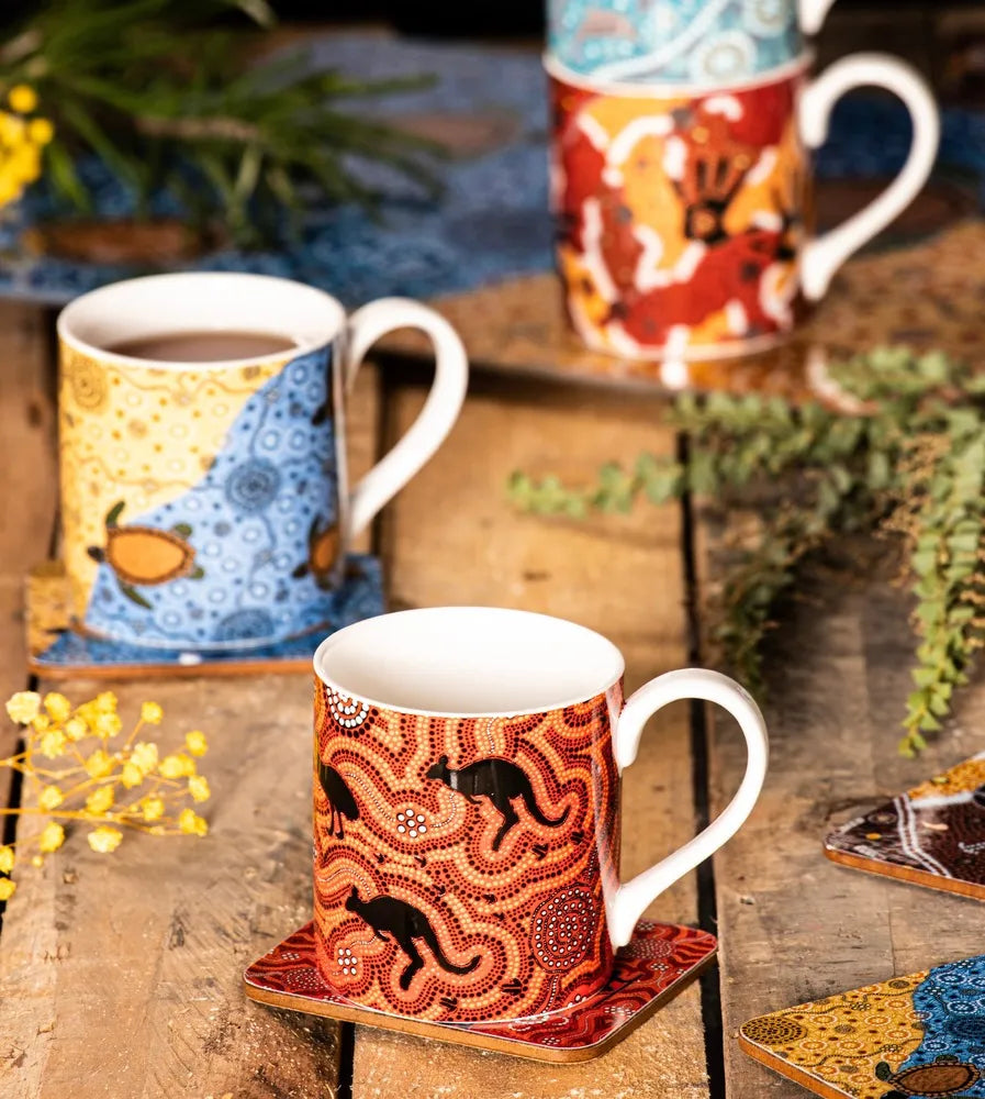 Ashdene Maarakool Art Coaster 4 Pack