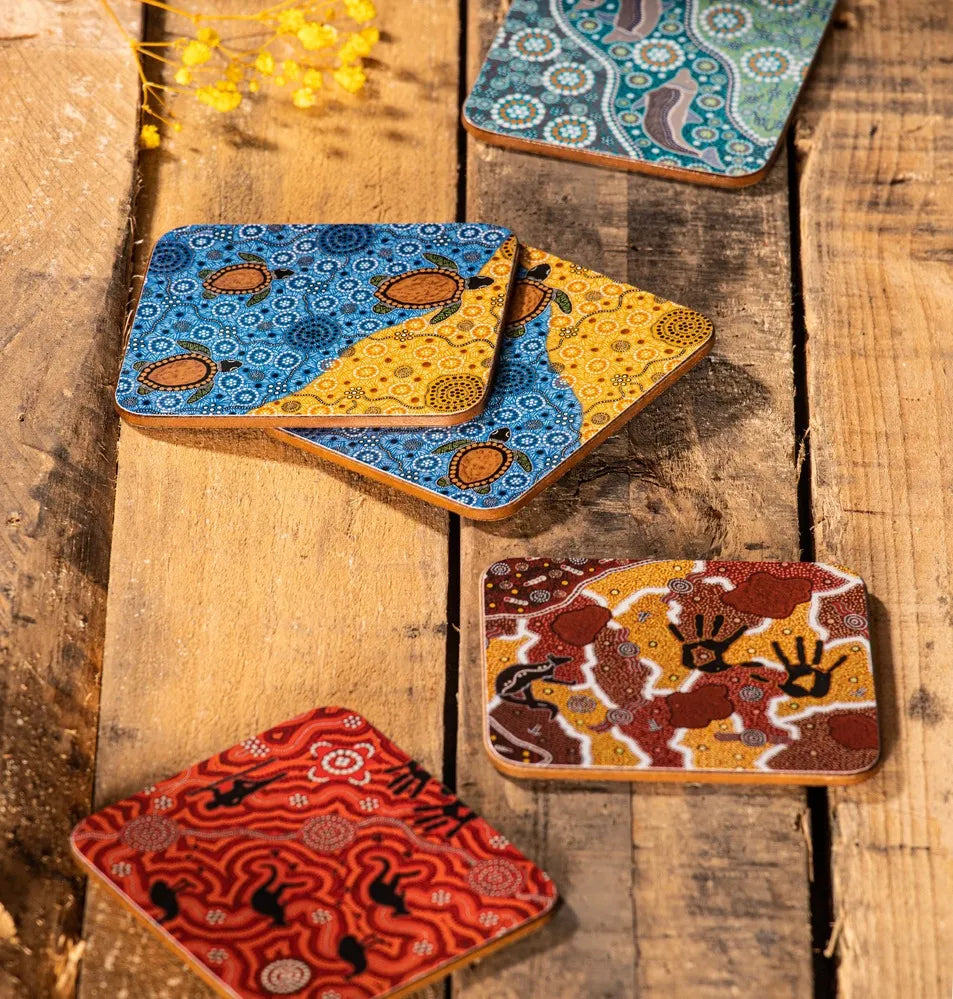 Ashdene Maarakool Art Coaster 4 Pack